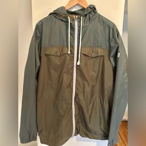 Men’s Large Roark Lightweight Windbreaker Hooded Jacket